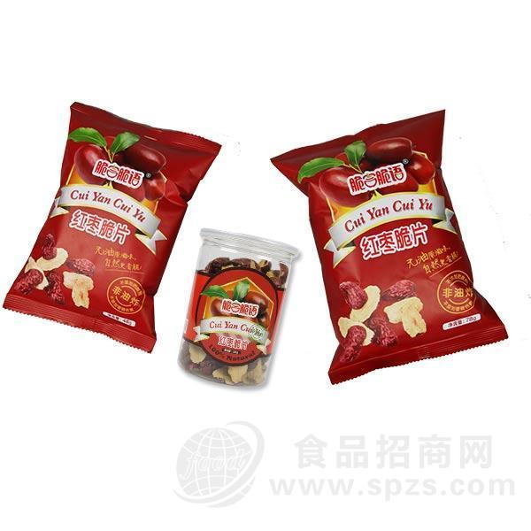 脆言脆语 红枣脆片 休闲食品78g