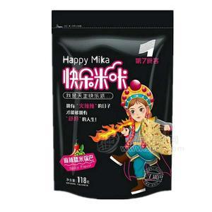 快樂米咔 麻辣糯米鍋巴休閑食品118g