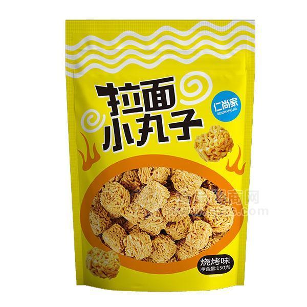 仁尚家拉面小丸子燒烤味 休閑食品150g