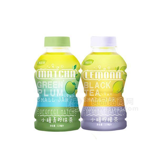 ·尚品习饮 小罐青柠抹茶 茶饮料 320mL 