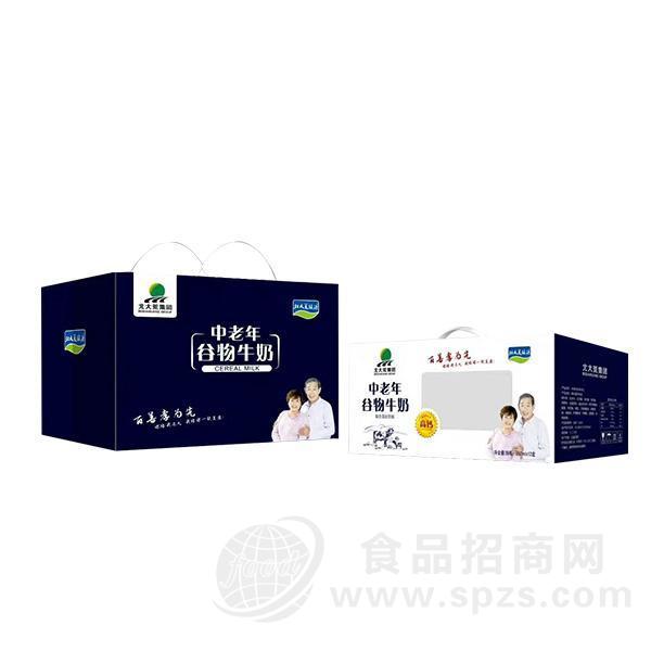 北大荒绿源中老年谷物牛奶 乳饮料
