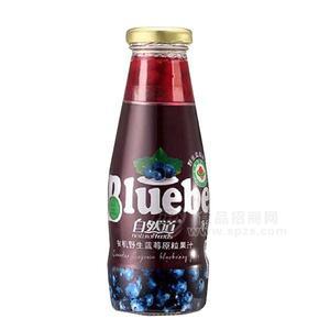 自然道有机野生蓝莓原粒果汁饮料