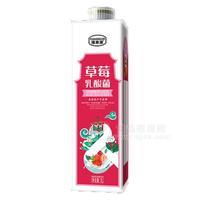 豫果源草莓乳酸菌饮料乳饮料1L