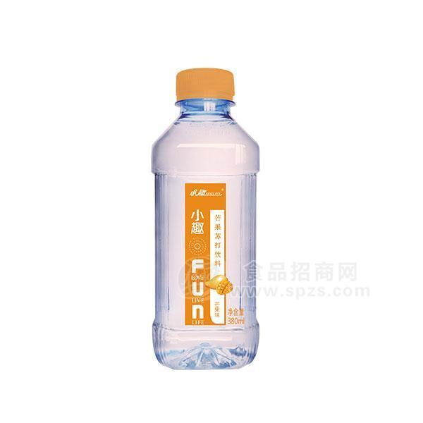 小趣芒果蘇打水飲料380ml