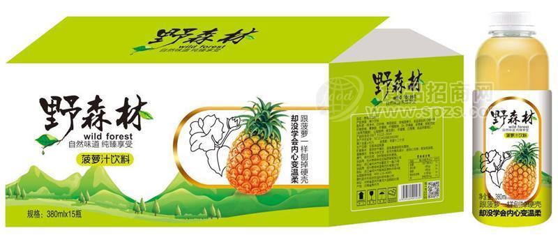 野森林菠萝汁果汁饮料
