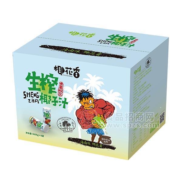 椰花香生榨椰子汁植物蛋白饮料960gx6罐