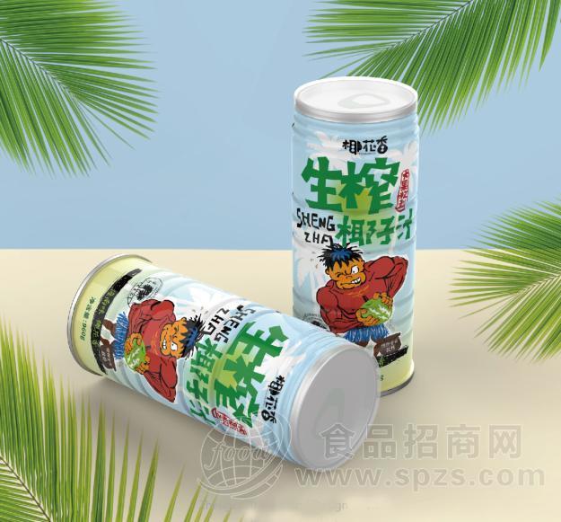 椰花香 生榨椰子汁 手工鲜榨植物蛋白饮料 960g*6罐 整箱招商
