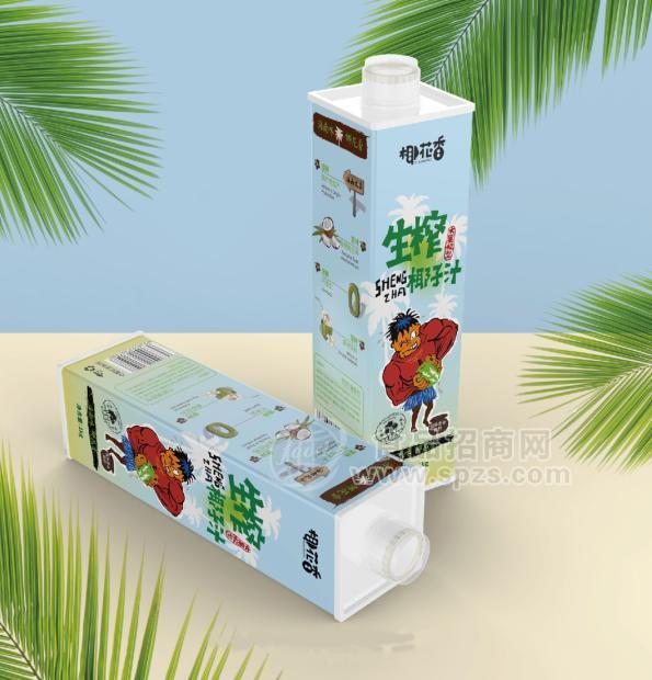 椰花香 生榨椰子汁 植物蛋白饮料 1kg*6瓶整箱招商