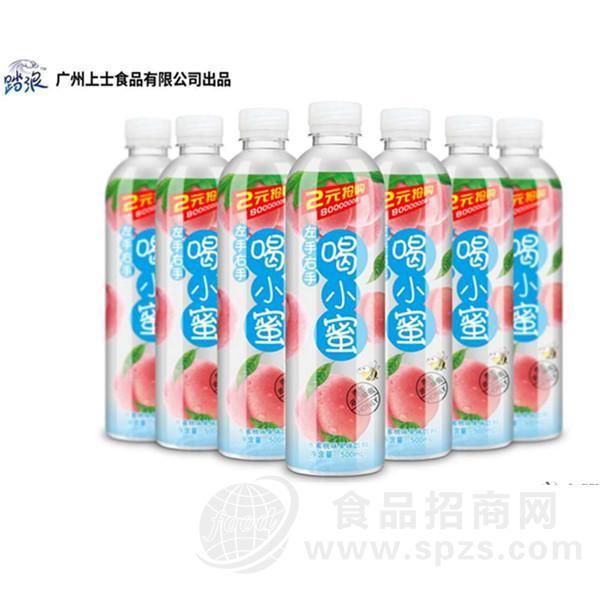 左手右手 喝小蜜 蜜桃味果味饮料 500mL