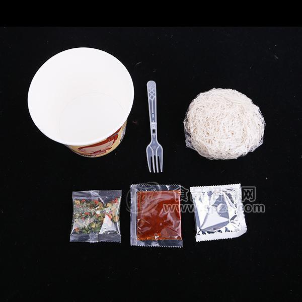 ·华夏九月天酸辣粉酸辣味桶装方便食品 