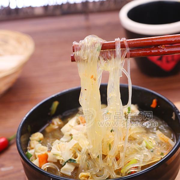 ·华夏九月天酸辣粉红薯粉丝菌汤味方便速食正宗效果展示招商 