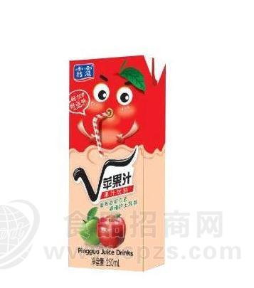 苹果汁味 果汁饮料250ml (1)