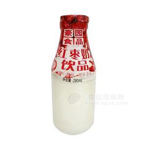 豪園紅棗奶飲品 乳飲料280ml