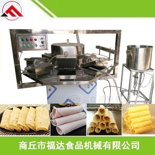 全自动高产量蛋卷机脆皮机