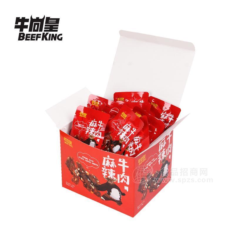 牛尚皇麻辣牛肉300g*12盒/箱招商