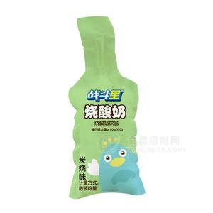 戰(zhàn)斗星燒酸奶飲品 炭燒味