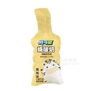 戰(zhàn)斗星燒酸奶飲品 黃桃味