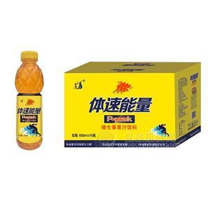 優(yōu)速能量維生素果汁飲料600mlx15瓶