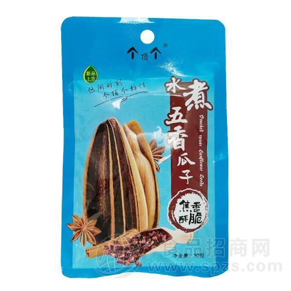 个顶个水煮五香瓜子 焦糖味30g