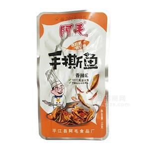 阿毛手撕魚香辣味休閑食品15g