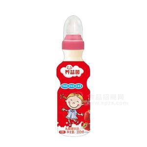 伊沐草莓味乳酸菌飲品200ml
