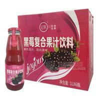 金瑞佳果黑莓复合果汁饮料1Lx6瓶