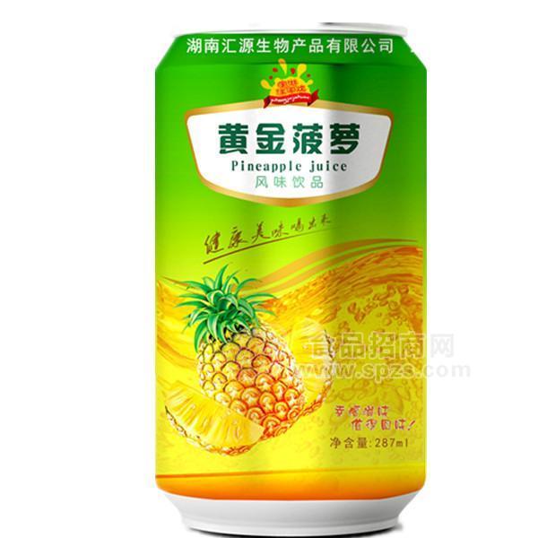 黃金菠蘿 風(fēng)味飲料 287mL