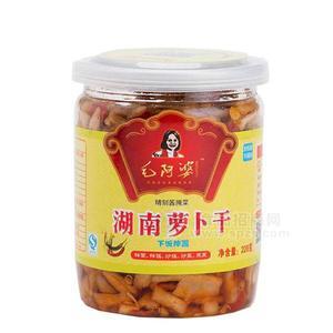 毛阿婆 湖南萝卜干 酱类 228g