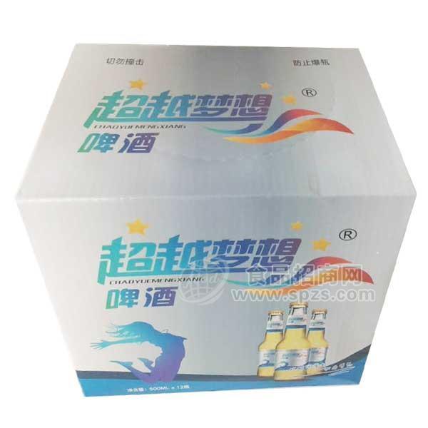 超越梦想啤酒500mlx12瓶