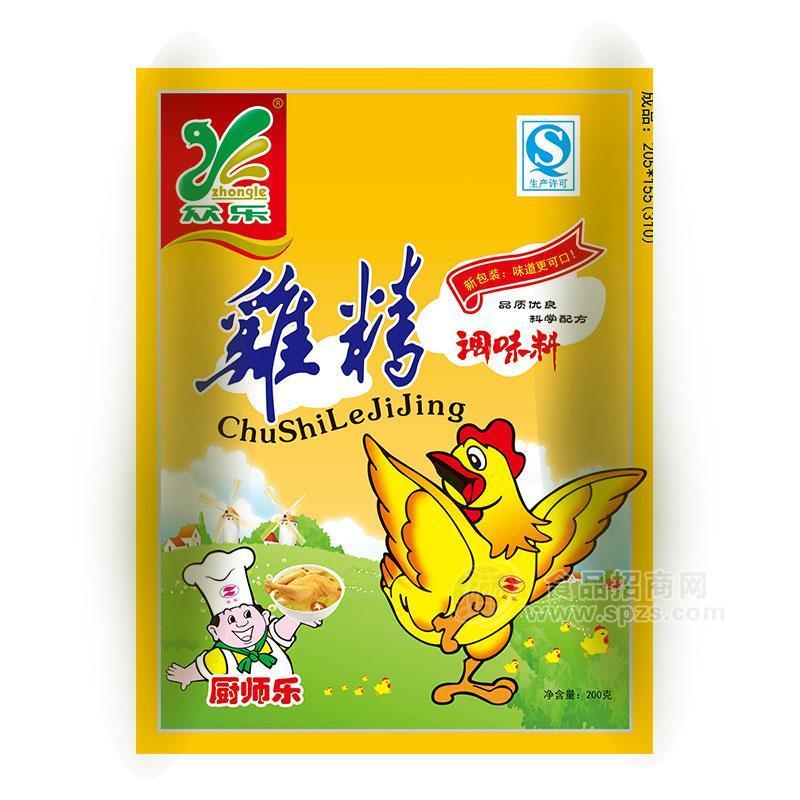 眾樂雞粉調(diào)味料 調(diào)味品200g