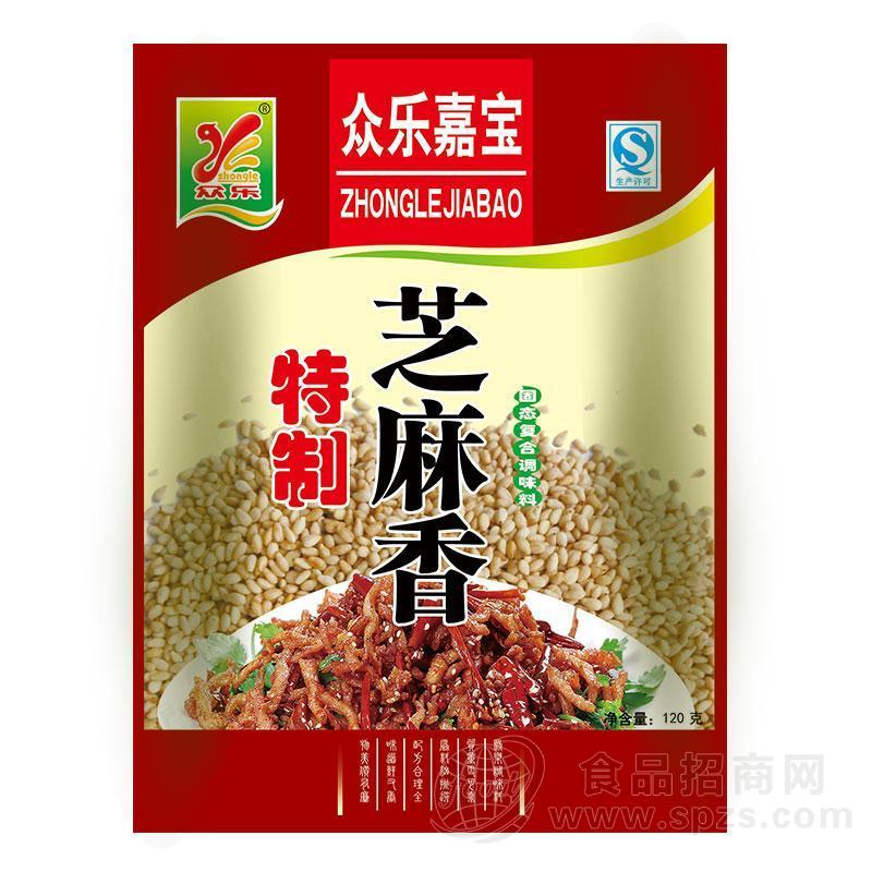 众乐芝麻香调味料120g