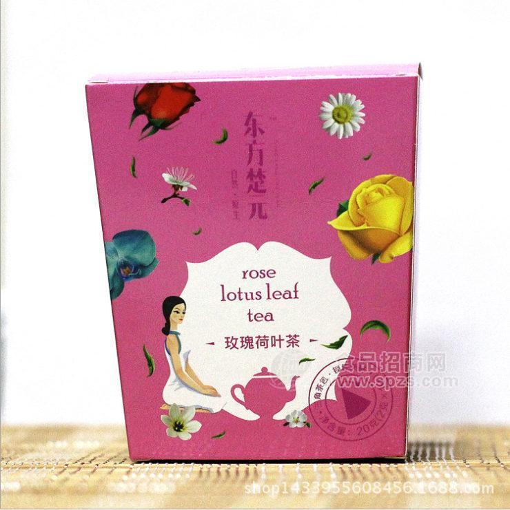 润泽神农 玫瑰荷叶茶 OEM代加工组合花草茶 贴牌花茶