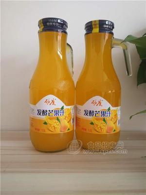 劲度发酵芒果汁 1.5升 宴席饮料 玻璃瓶果汁