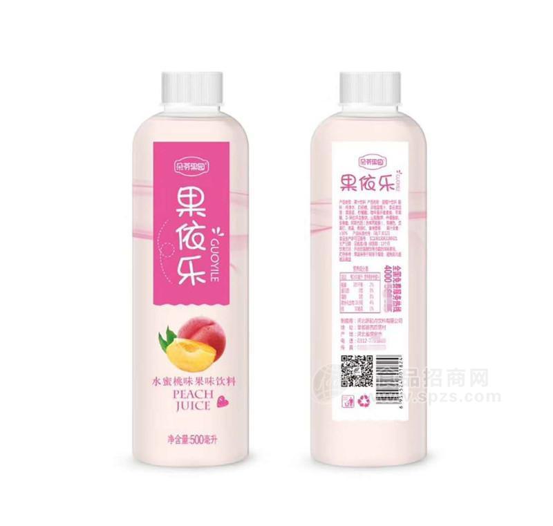 朵芬果园水蜜桃味果味饮料500ml 果味水