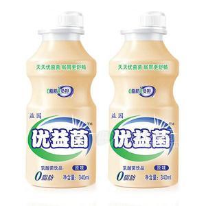益园优益菌乳酸菌饮品原味340ml