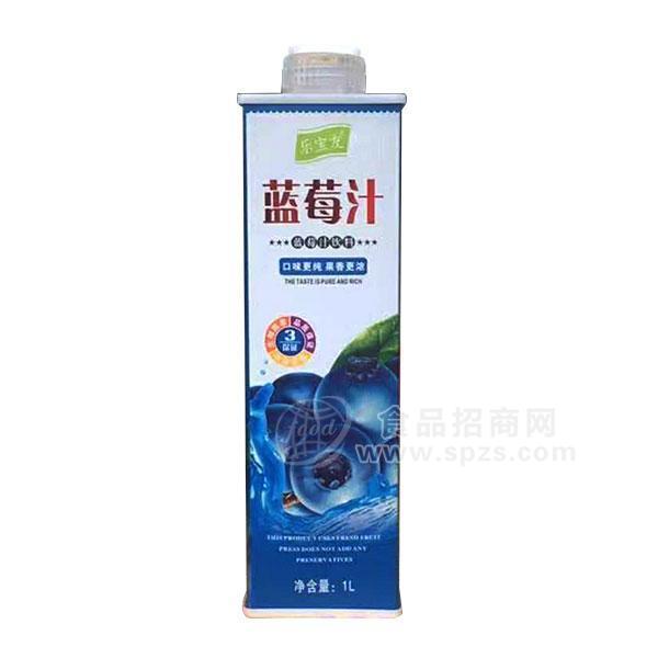 樂(lè)寶友藍(lán)莓汁飲料果汁飲料1L