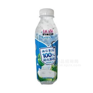 沃森椰果粒果味飲料600ml