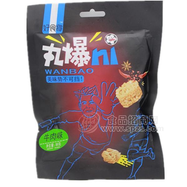 好食將丸爆拉面丸子 （牛肉味）休閑食品 88g