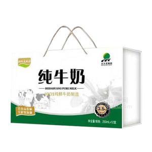北大荒集团 纯牛奶 乳饮料 250mLx12盒