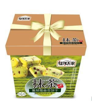 福传万家抹茶蔓越莓曲奇饼干 1180g