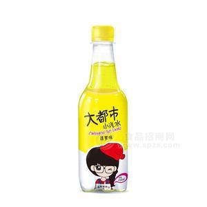大都市小汽水饮料菠萝味410ml