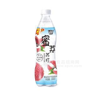 V田蜜荔蘇打荔枝蘇打氣泡飲料550ml