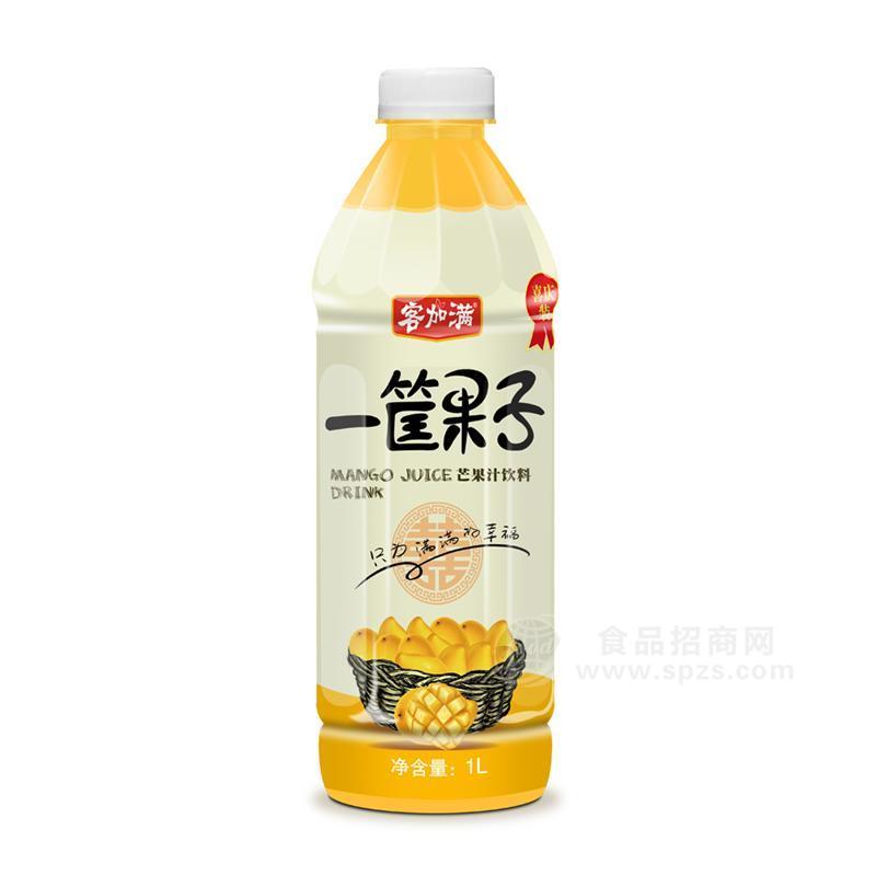 ·客加满一筐果子芒果汁饮料1L招商 
