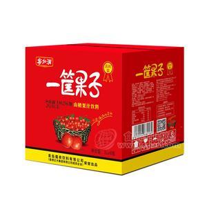 客加满 一筐果子 山楂果汁饮料  1Lx6瓶