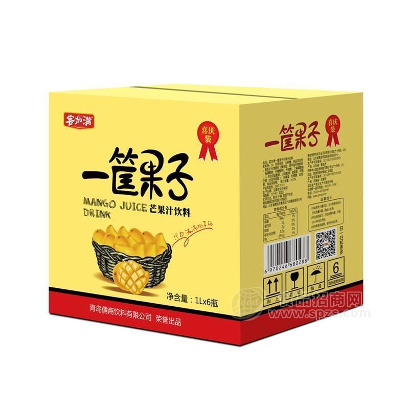 ·一筐果子芒果汁1LX6瓶 