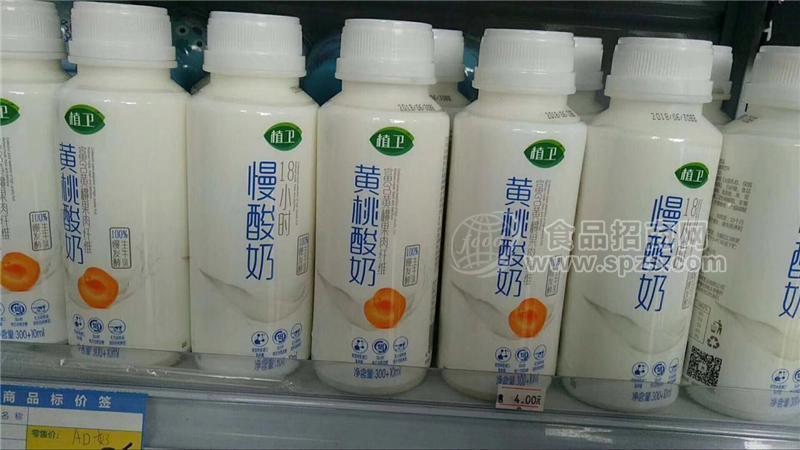 優(yōu)質(zhì)乳飲料廠家河南君凡食品“植衛(wèi)”黃桃酸奶 原味慢酸奶310ml系列招商中招商
