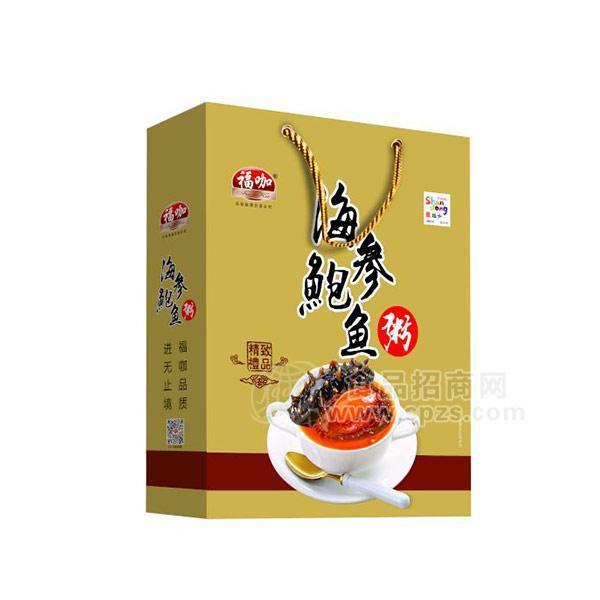 福咖海参鲍鱼粥方便食品礼盒装