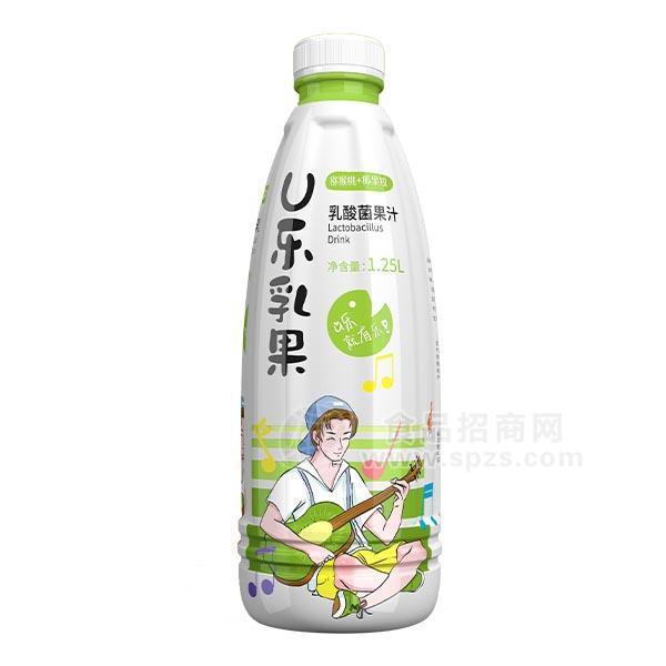 U樂乳果乳酸菌果汁 乳飲料1.25L