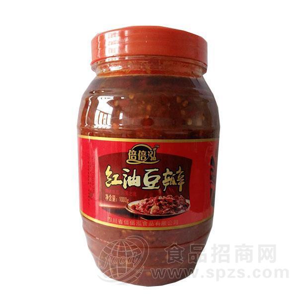 倍倍泓红油豆瓣1kg