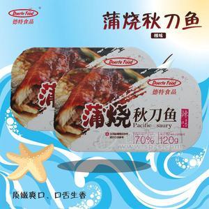 德特食品蒲烧辣味秋刀鱼罐头